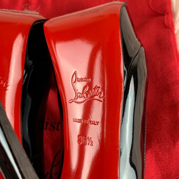 Christian Louboutin Lady Black 150 Patent 36.5 - Picture 6 of 8
